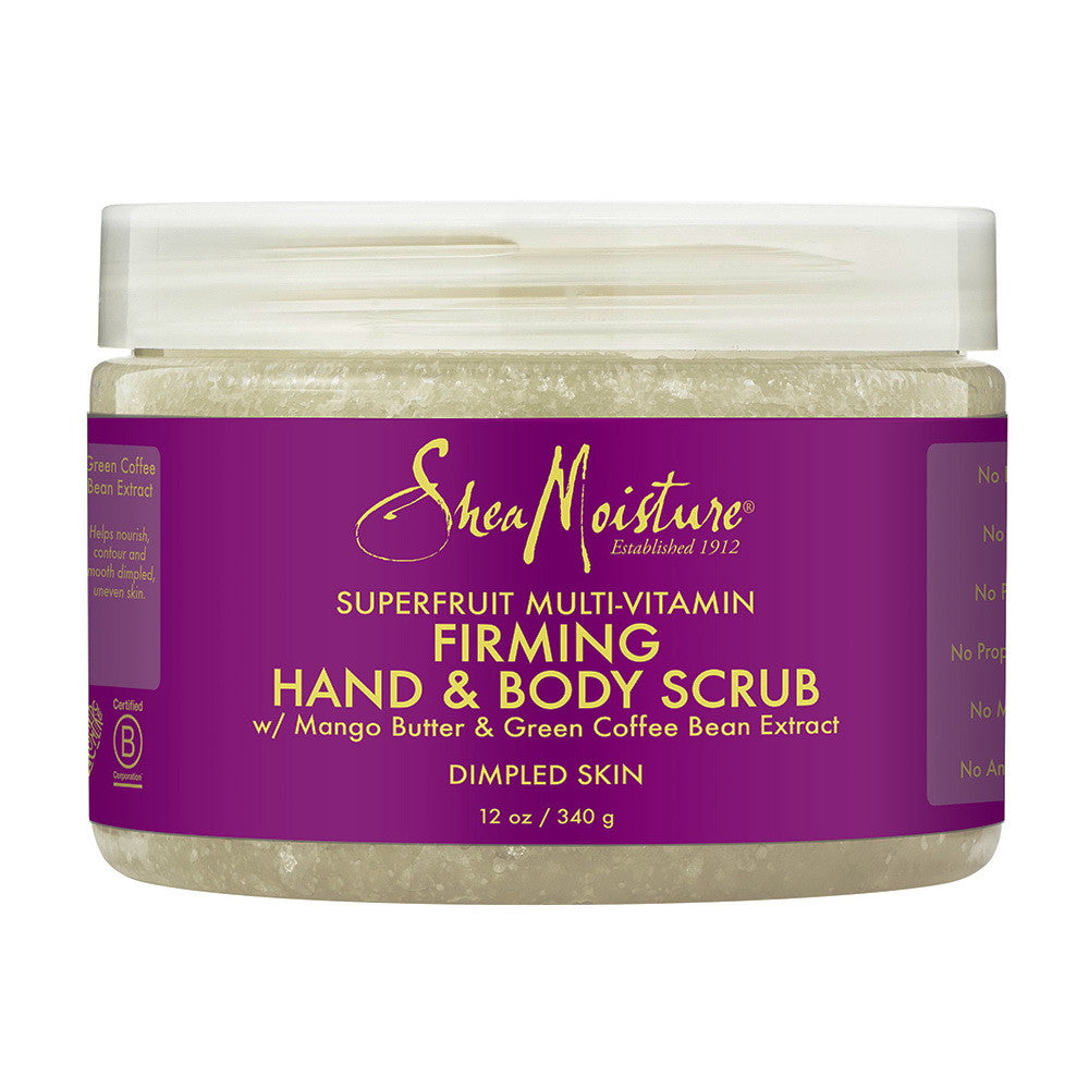 Shea Moisture Superfruit Complex Hand and Body Scrub, 12 Oz